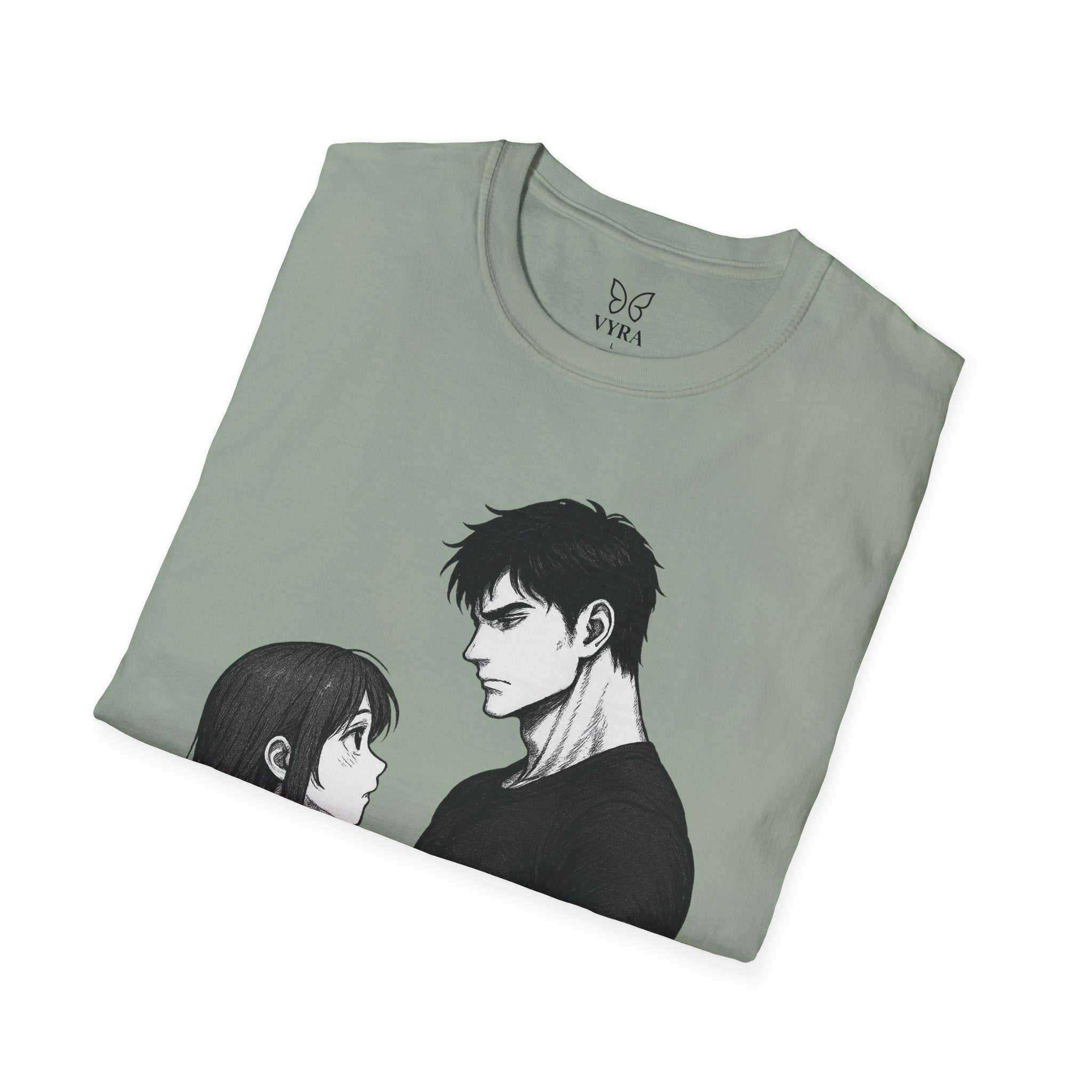 Anime Couple Love T-Shirt | Romantic Unisex Tee | Gift for Her & Him