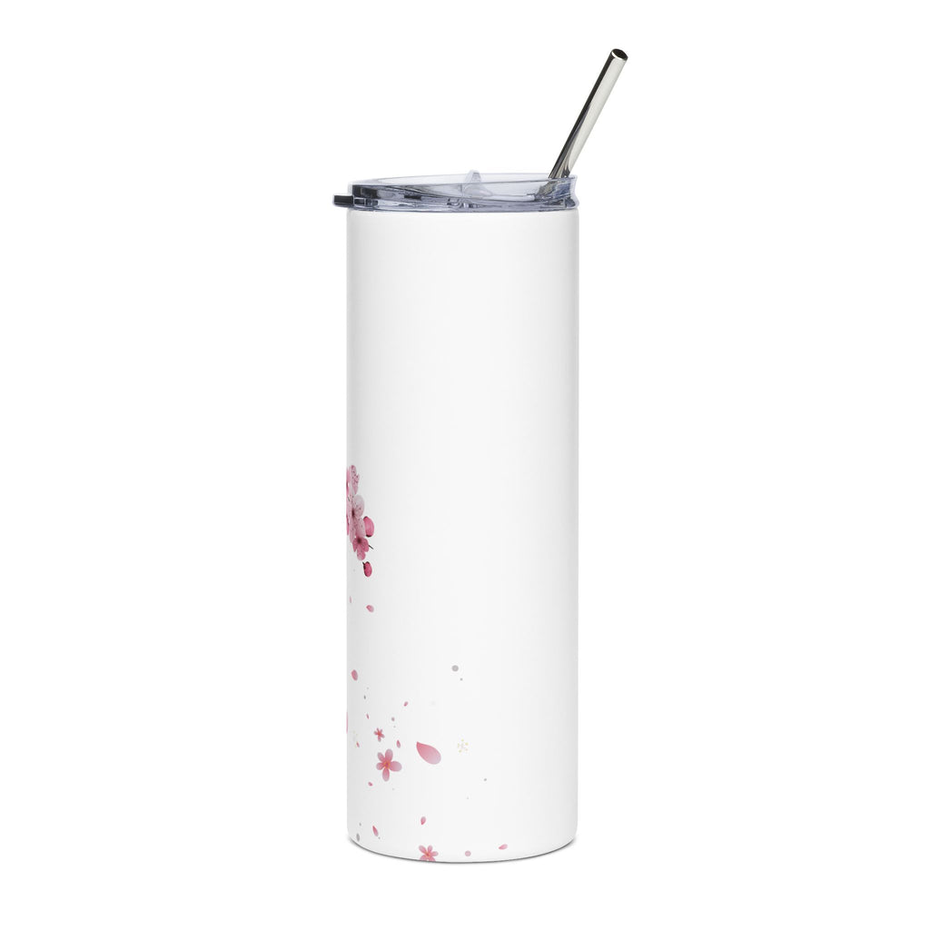 🌸 Cherry Blossom Stainless Steel Tumbler – 20oz