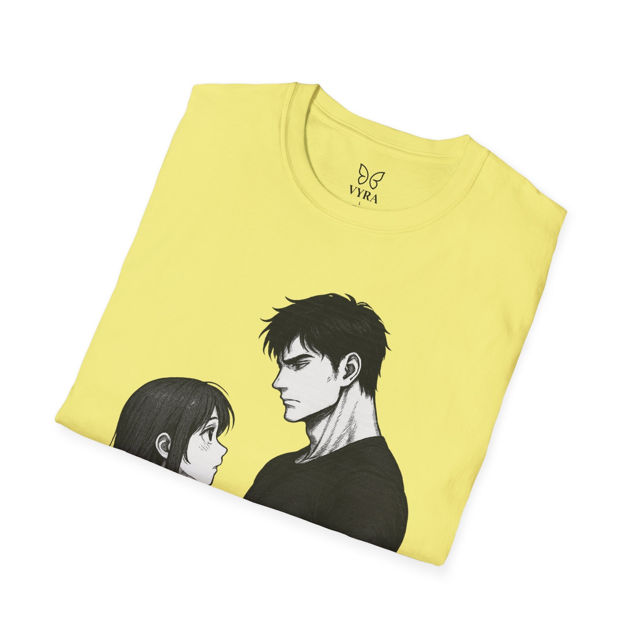 Anime Couple Love T-Shirt | Romantic Unisex Tee | Gift for Her & Him