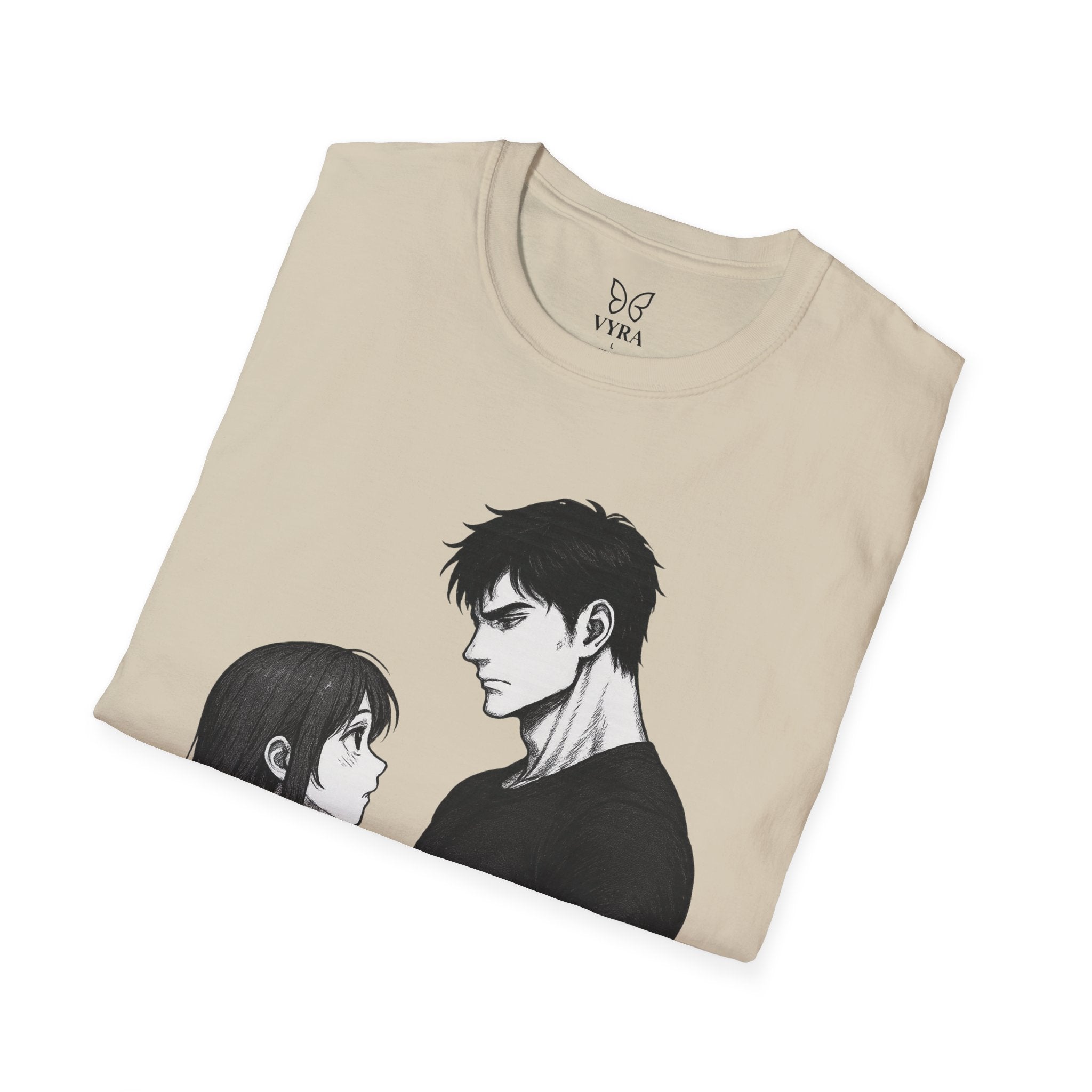 Anime Couple Love T-Shirt | Romantic Unisex Tee | Gift for Her & Him