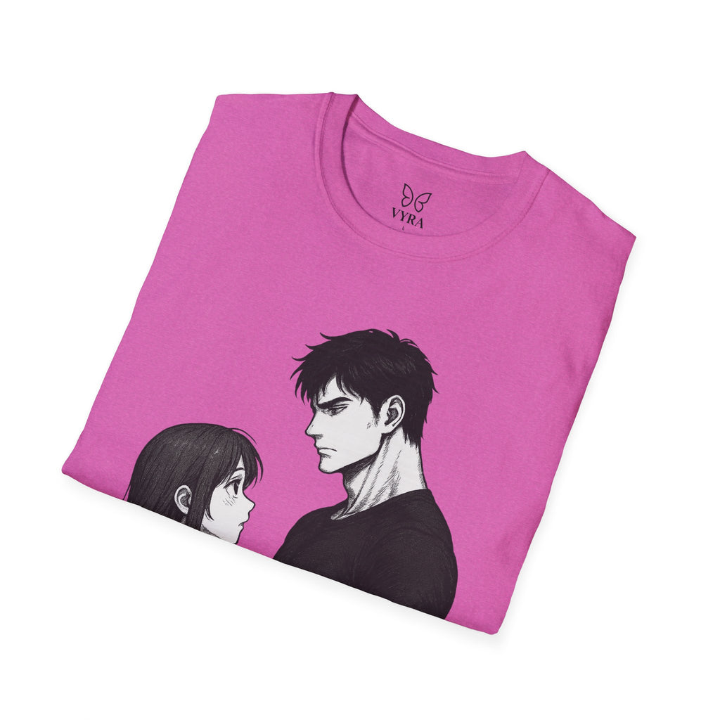 Anime Couple Love T-Shirt | Romantic Unisex Tee | Gift for Her & Him