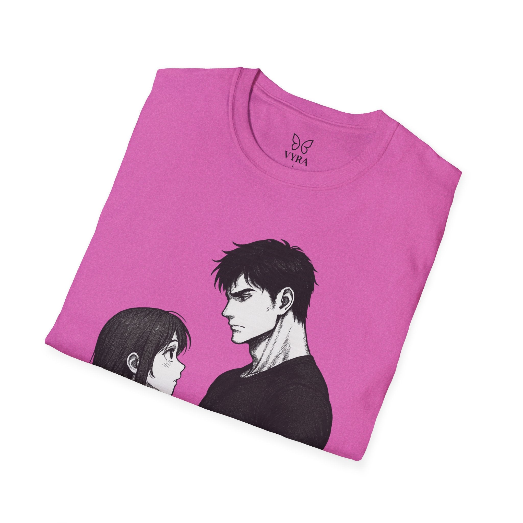 Anime Couple Love T-Shirt | Romantic Unisex Tee | Gift for Her & Him