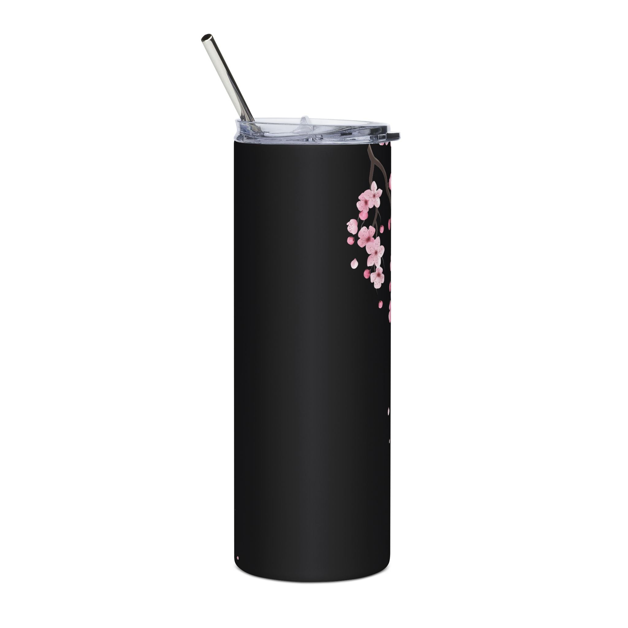 🌸 Cherry Blossom Stainless Steel Tumbler – 20oz