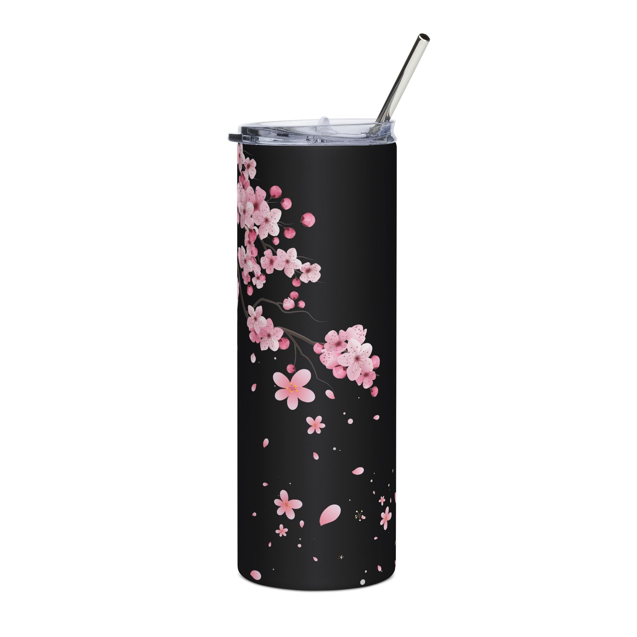 🌸 Cherry Blossom Stainless Steel Tumbler – 20oz