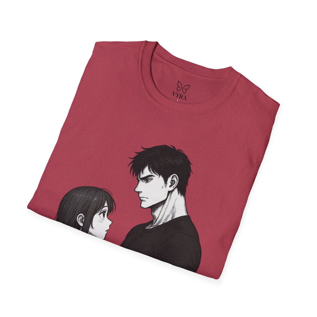Anime Couple Love T-Shirt | Romantic Unisex Tee | Gift for Her & Him
