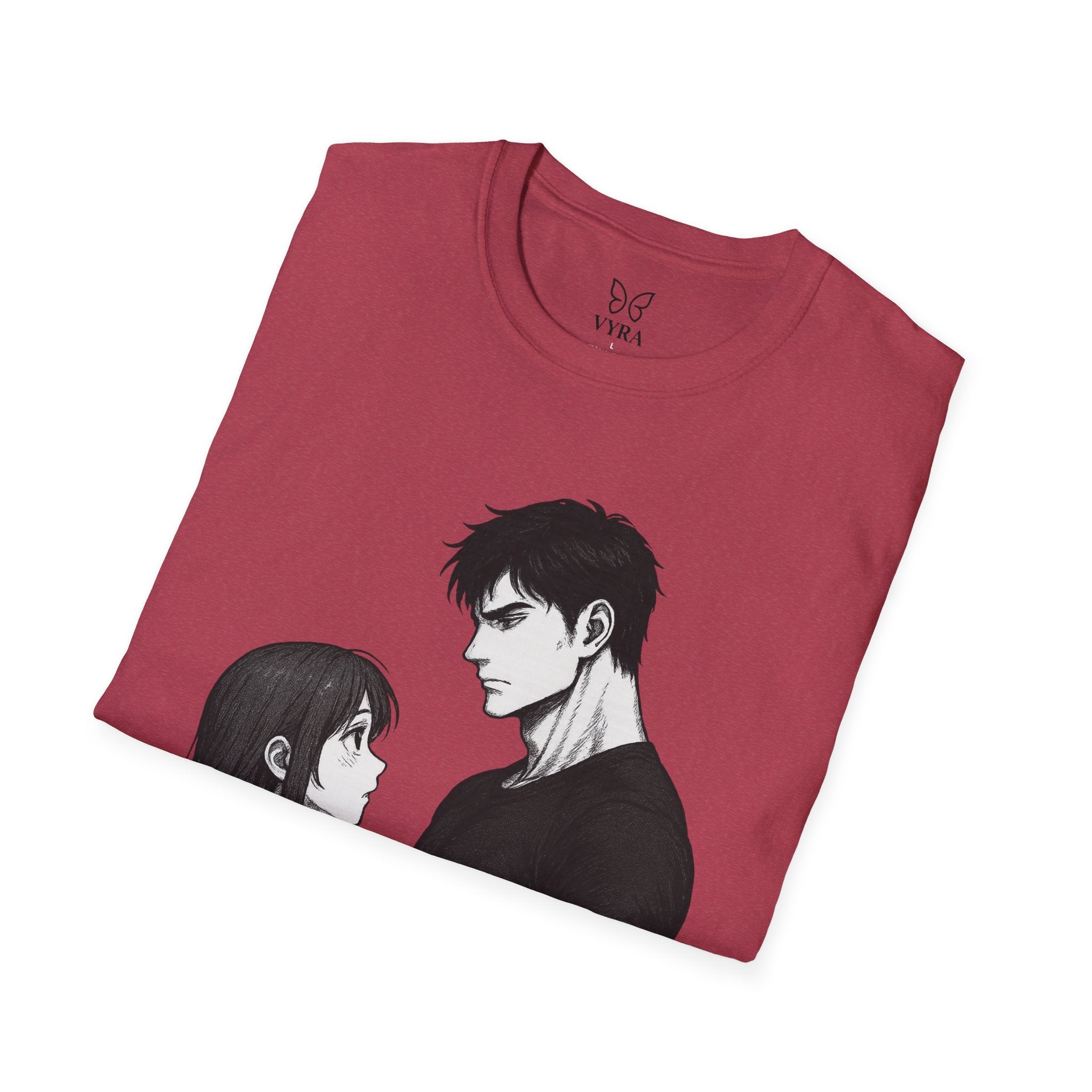 Anime Couple Love T-Shirt | Romantic Unisex Tee | Gift for Her & Him