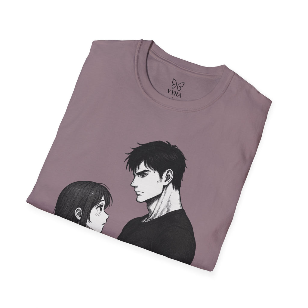 Anime Couple Love T-Shirt | Romantic Unisex Tee | Gift for Her & Him