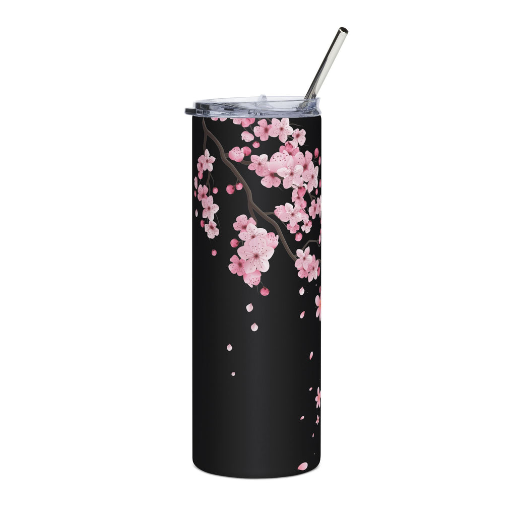 🌸 Cherry Blossom Stainless Steel Tumbler – 20oz