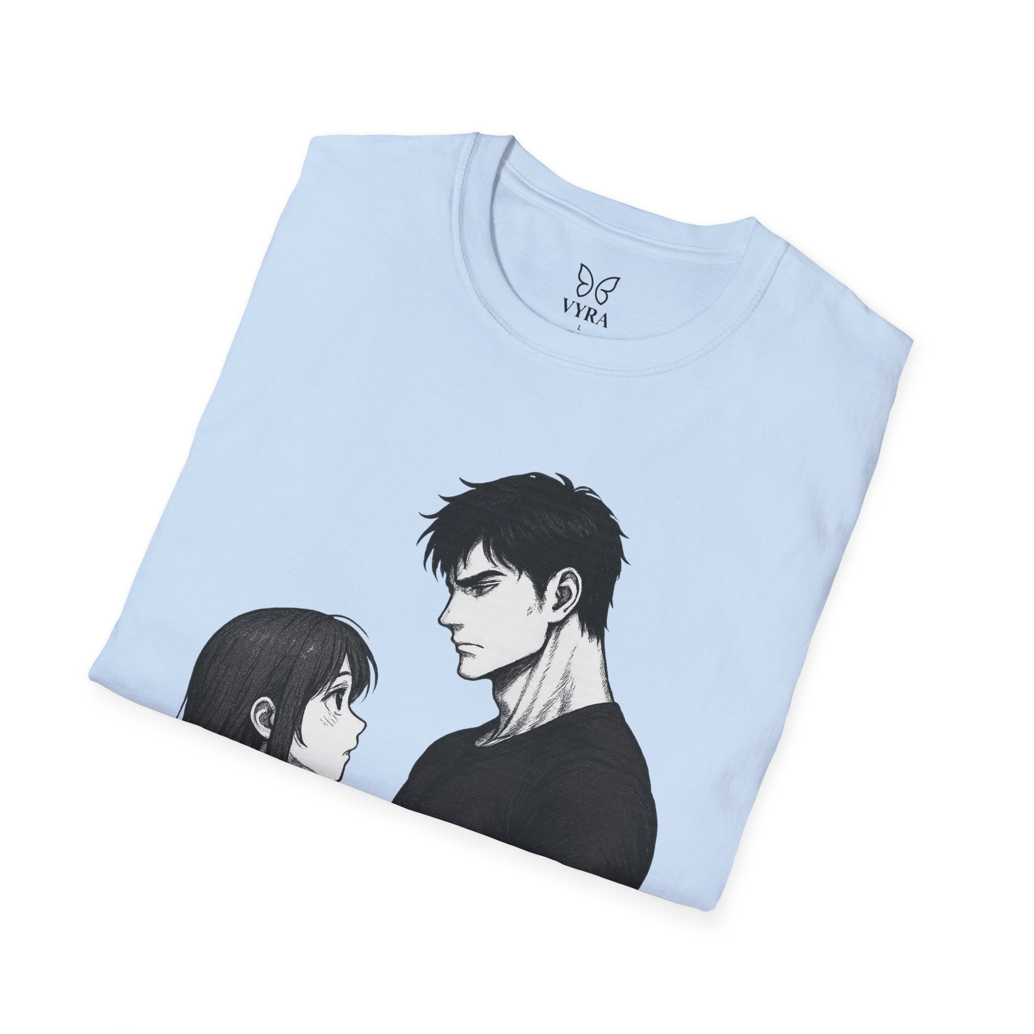 Anime Couple Love T-Shirt | Romantic Unisex Tee | Gift for Her & Him