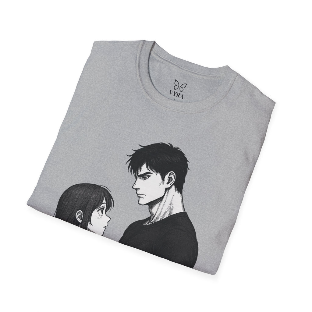 Anime Couple Love T-Shirt | Romantic Unisex Tee | Gift for Her & Him