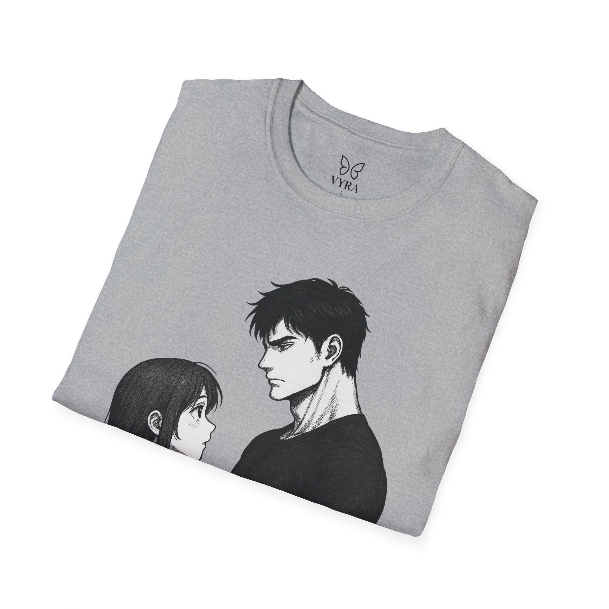 Anime Couple Love T-Shirt | Romantic Unisex Tee | Gift for Her & Him