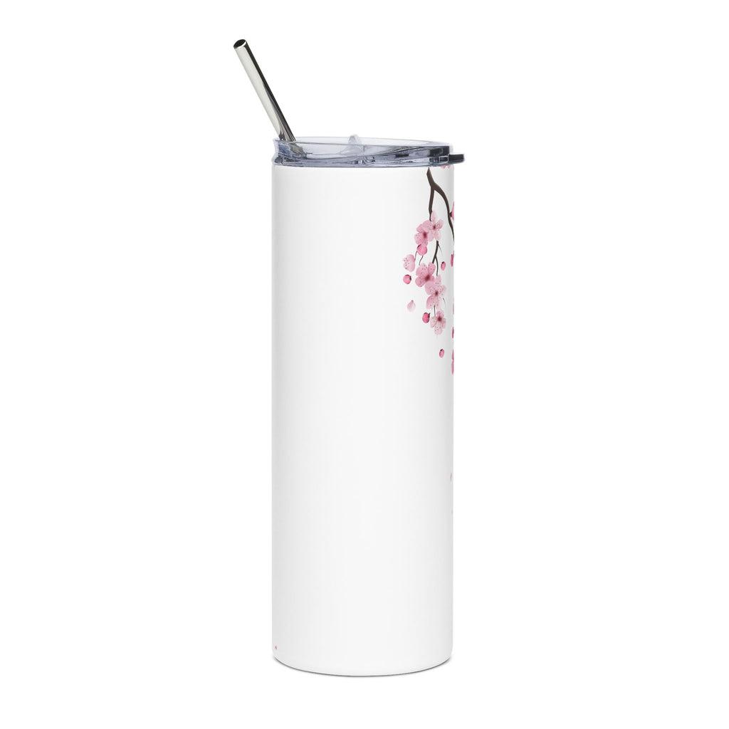 🌸 Cherry Blossom Stainless Steel Tumbler – 20oz
