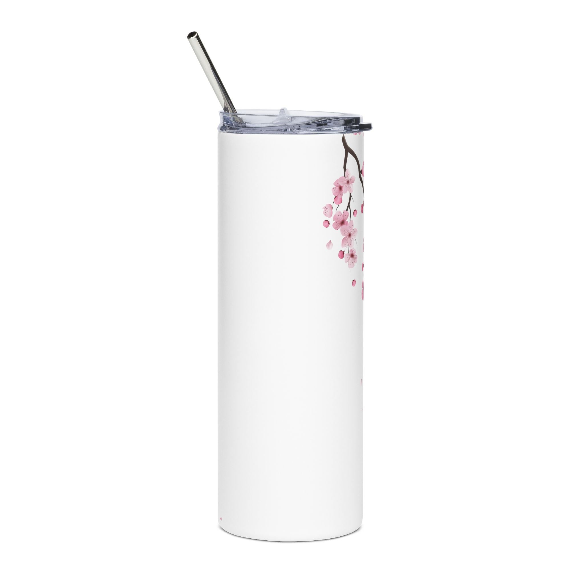 🌸 Cherry Blossom Stainless Steel Tumbler – 20oz