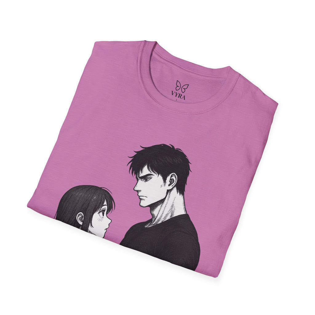 Anime Couple Love T-Shirt | Romantic Unisex Tee | Gift for Her & Him