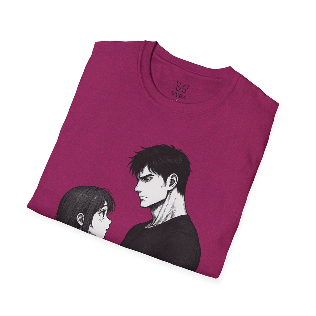 Anime Couple Love T-Shirt | Romantic Unisex Tee | Gift for Her & Him
