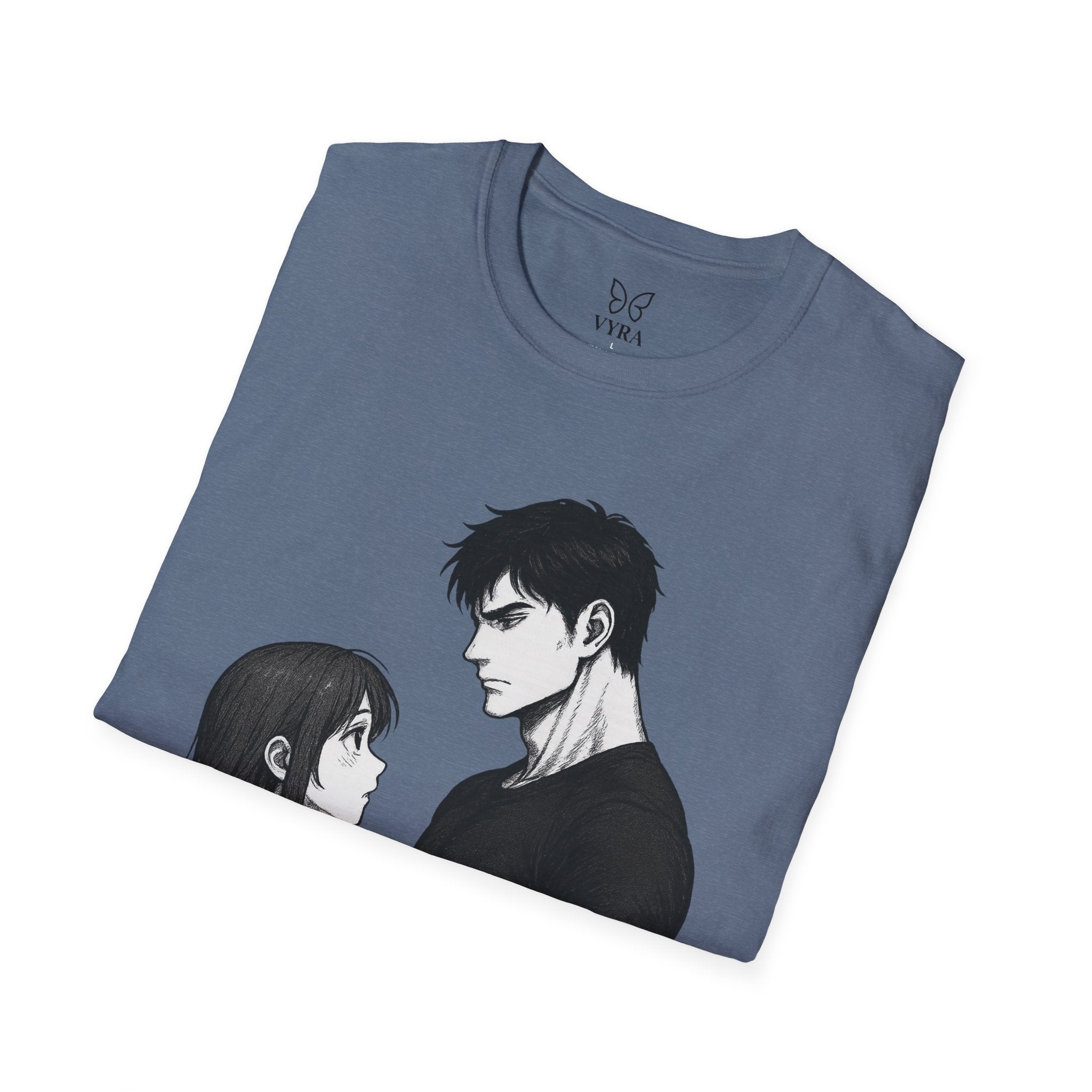 Anime Couple Love T-Shirt | Romantic Unisex Tee | Gift for Her & Him