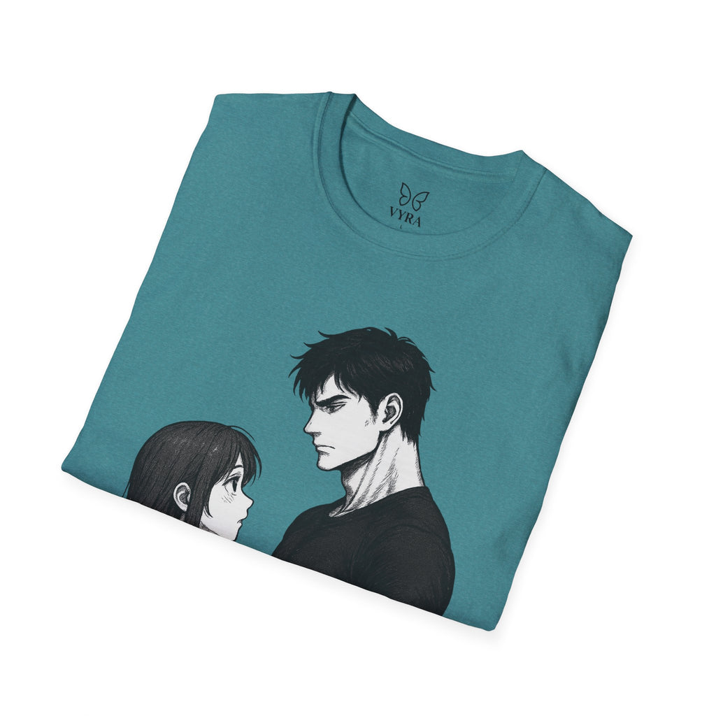 Anime Couple Love T-Shirt | Romantic Unisex Tee | Gift for Her & Him