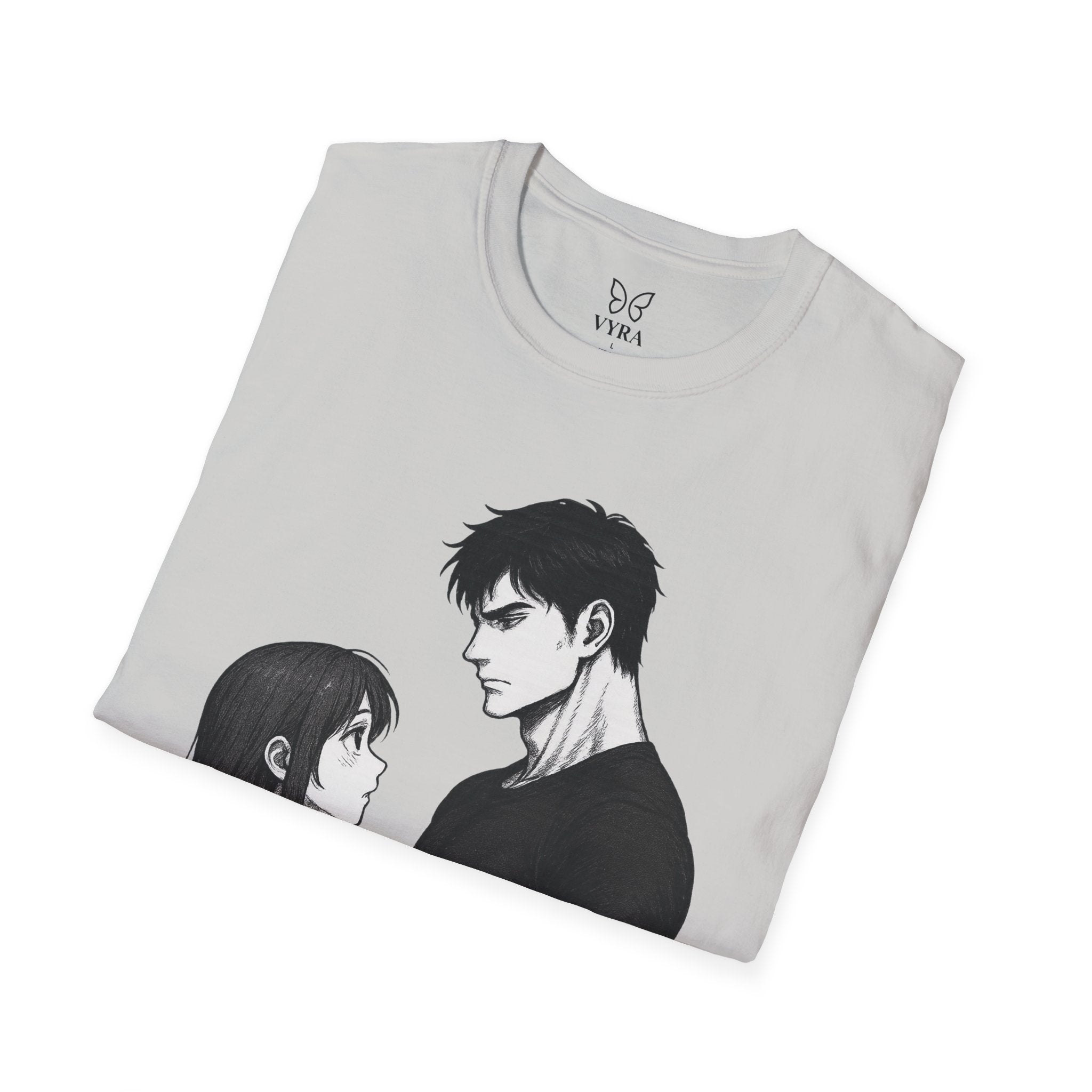 Anime Couple Love T-Shirt | Romantic Unisex Tee | Gift for Her & Him