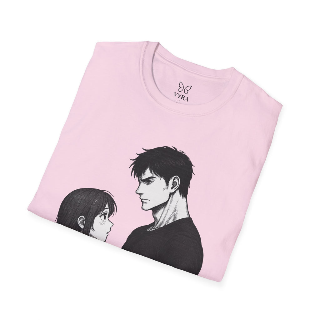 Anime Couple Love T-Shirt | Romantic Unisex Tee | Gift for Her & Him